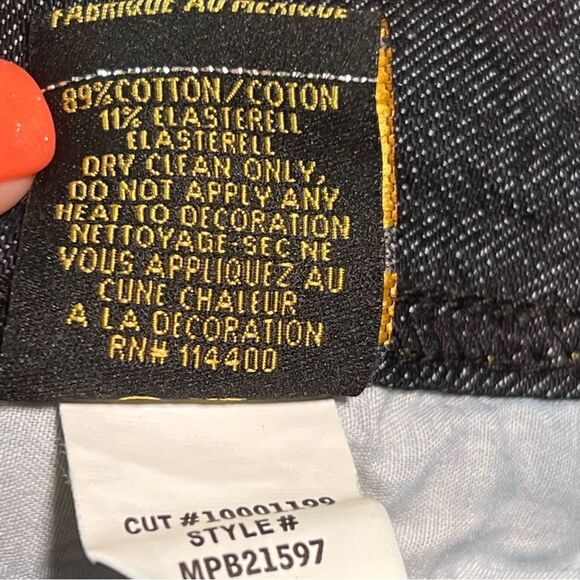 ANTIK Denim straight leg jeans 🖤 NEW 🖤 Y2K 🖤 low rise 🖤 size 25 - Picture 9 of 10